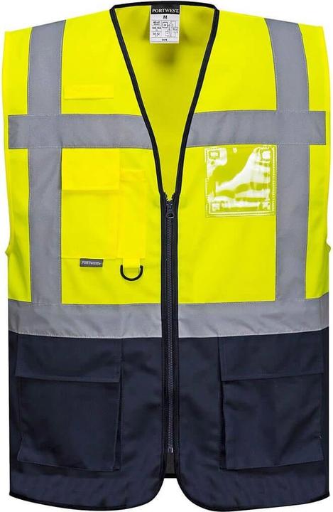 Portwest Mens Warsaw Contrast Hi-Vis Vest