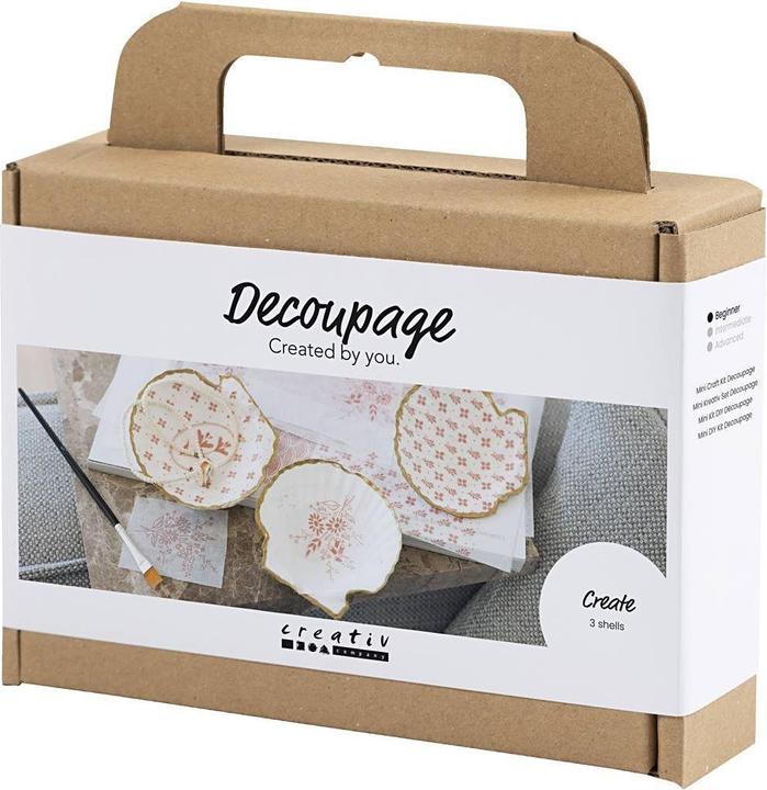 Produktbild Creativ Company Bastelset Decopatch Muschel-Schalen