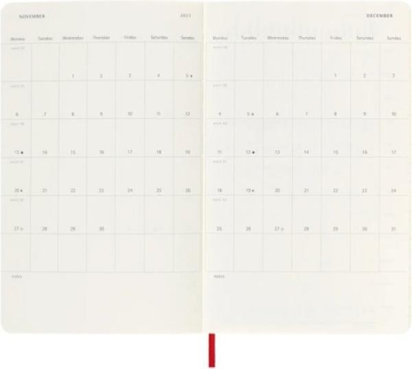 Actual product image Moleskine WONK 25/26 LG SC Scha.Rot (13 x 21 cm, English)