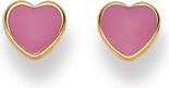 Natsumi Schmuck Ohrstecker Herz Gold 18K/750 (750/18 K Gelbgold)