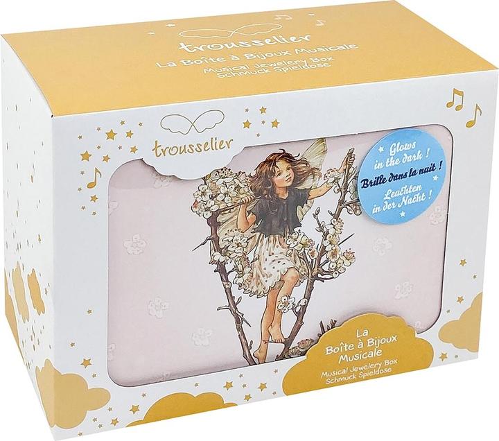 Actual product image Trousselier Jewellery box with music, flower fairies, noctilucent.