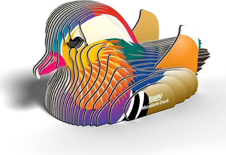 Actual product image Eugy 3D Mandarin duck craft set (MQ6)