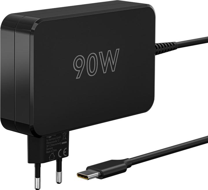 Goobay USB-C-Ladegerät für Laptops 90 W schwarz (90 W)