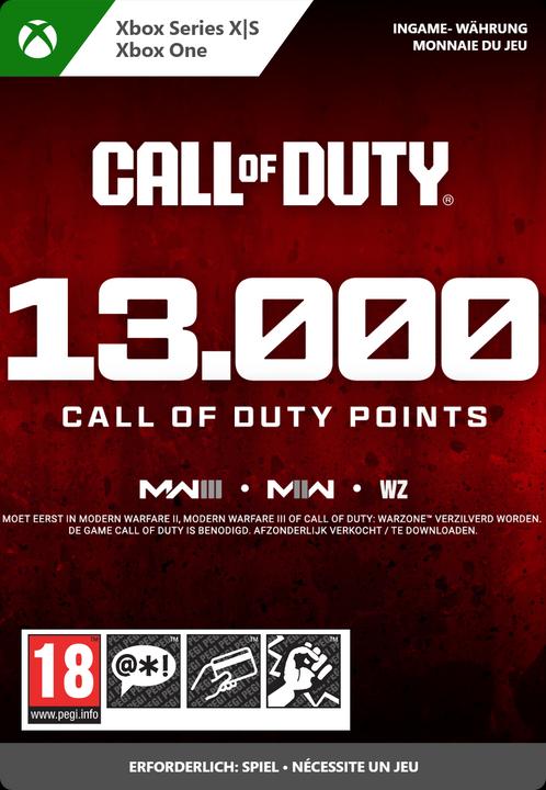 Produktbild Microsoft Xbox Call of Duty Points - 13,000 Download Code