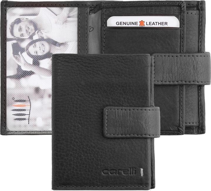 Actual product image Giorgio Carelli Unisex billfold, small, with closure, RFID