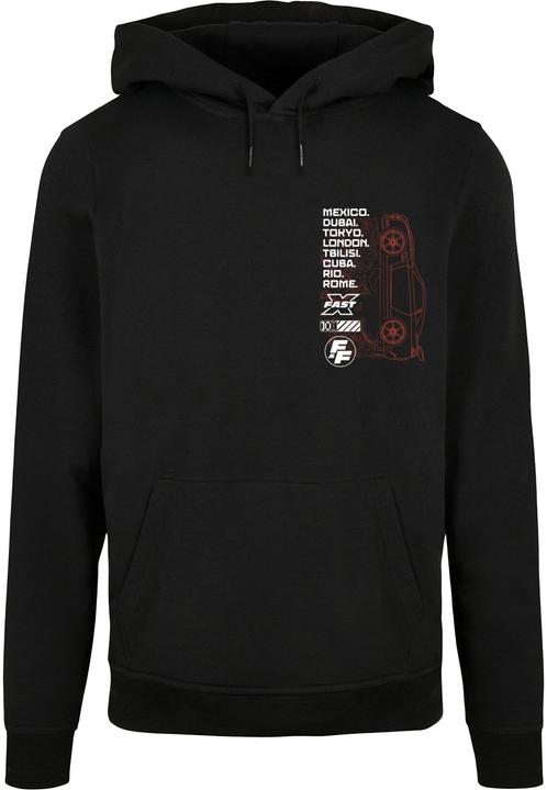 Immagine prodotto Merchcode Fast X - Felpa con cappuccio Cities Basic - 165381 (3XL)