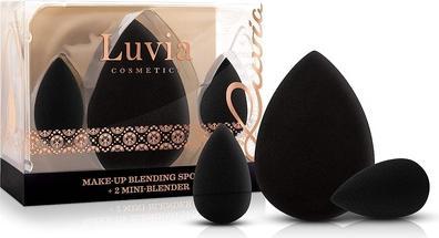 Actual product image Luvia Cosmetics Luvia Beauty Blender Sponge Set 3 Black Makeup Sponges - Super Soft Blending Sponge in 2 Sizes for P