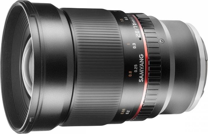 Actual product image Samyang 16mm F2.0 Fuji X (Fujifilm X, APS-C / DX)