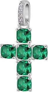 Brosway - Silver pendant Cross with zircons Fancy Life Green FLG115