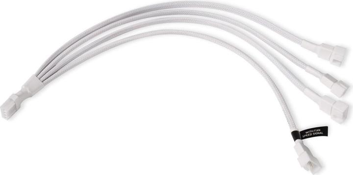 Alphacool LK Y-splitter 4-polig naar 4x 4-polig PWM 30cm wit?