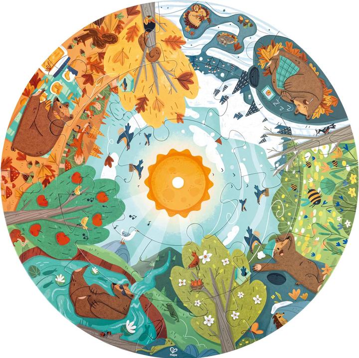 Image du produit Hape Puzzle Quatre saisons (16 pièces)