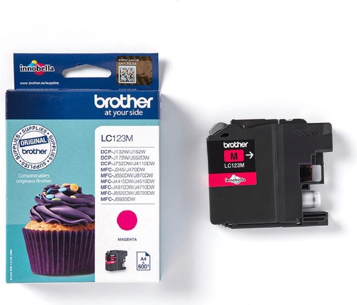 Actual product image Brother Lc-123m (M)