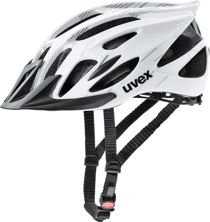 Produktbild Uvex Sports Flash Fahrradhelm (Grösse: 57-61 cm, 02 white/black) (57 - 61 cm)