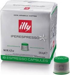 Actual product image Illy Decaffeinated (18 x Port.)
