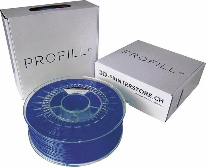 Immagine prodotto 3d-printerstore.ch Filamento PROFILL ASA blu scuro 0,75kg 2,85mm (ASA, 2.85 mm, 750 g, Blu)
