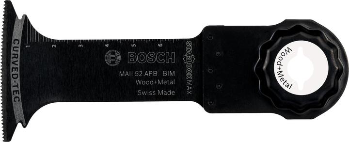 Bosch Professional Zubehör BIM Tauchsägeblatt MAII 52 APB, Wood and Metal, 70 x 52 mm, 1er-Pack