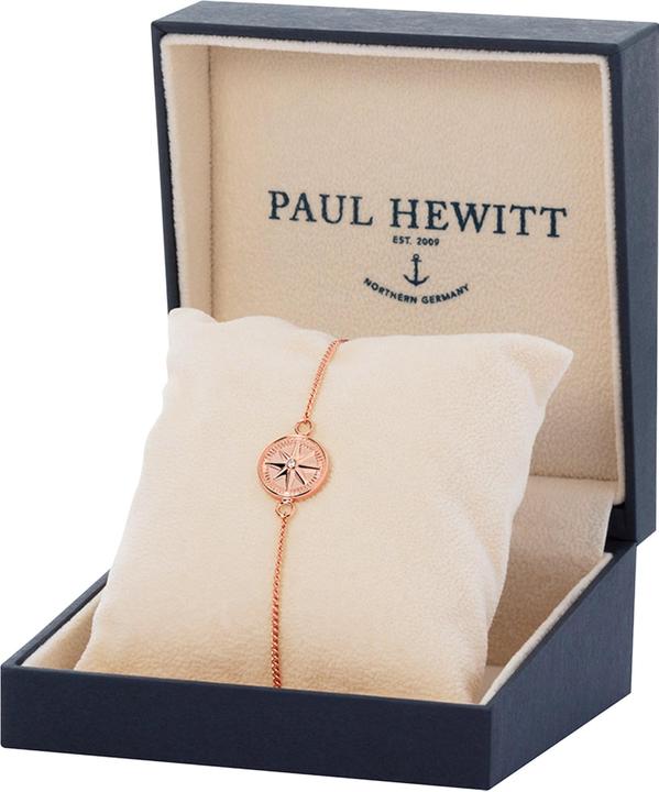 Actual product image Paul Hewitt Sterling Silver Bracelet Wind Rose Rosé Gold (20 cm, Silver 925)