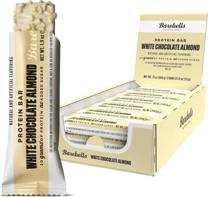 Immagine prodotto Barebells Protein Bar (Cioccolato bianco e mandorle, 12 pz., 660 g)