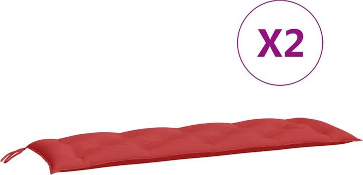 Produktbild VidaXL Gartenbank-Auflagen 2 Stk. O x ford-Gewebe (150 x 50 x 7 cm)