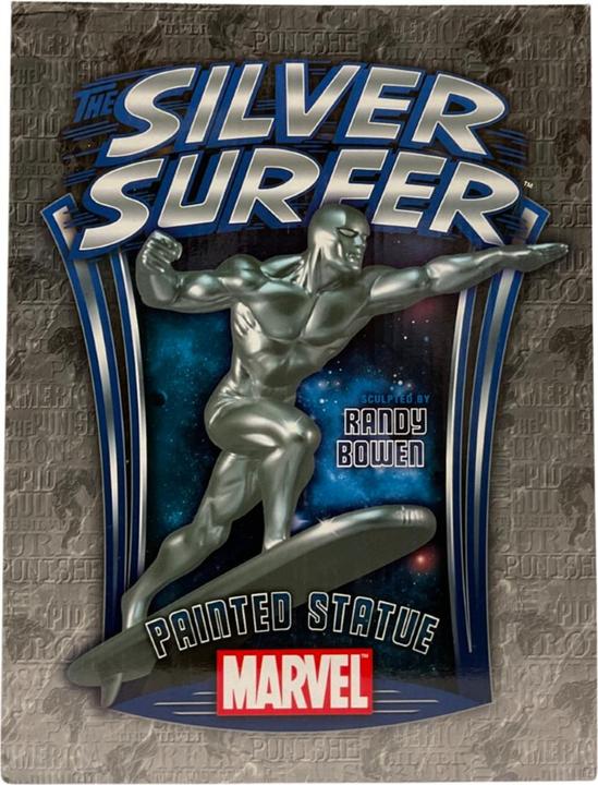 Image du produit Silver Surfer Statue Galactus Scale 12" Painted 0866/2200