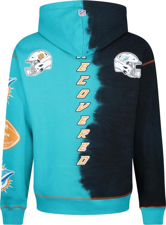 Immagine prodotto Recovered Felpa con cappuccio in pile Re:covered - INK DYE Miami Dolphins (XL)