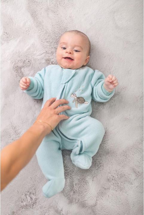 Actual product image Zewi bébé jou jumbo suit sky green (110)