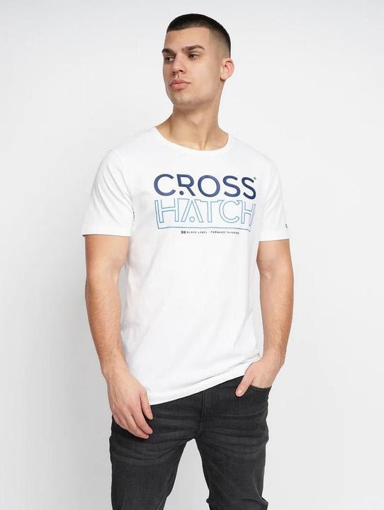 Actual product image Crosshatch Mens Morland T-Shirt (Pack of 2) (S)