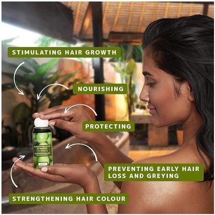 Productafbeelding Orientana Ayurvedische Haarolie Amla & Bhringraj (105 ml)