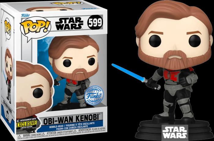 Actual product image Funko POP! Star Wars: The Clone Wars Obi-Wan Kenobi (Mandalorian Armor)