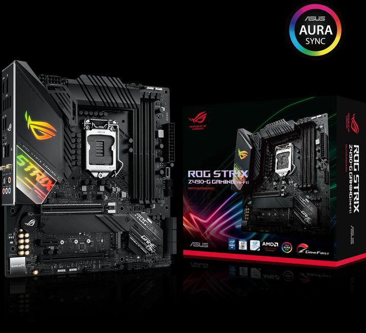 Image du produit ASUS ROG Strix Z490-G Gaming (Wi-Fi) (LGA 1200, Intel Z490, mATX)