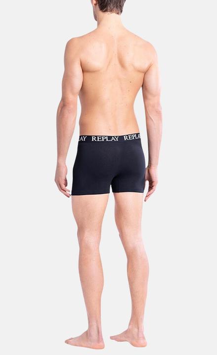 Produktbild Replay Trunk BOXER Style 01/C Basic Cuff Logo im 3er Pack (XXL, 3er Pack)