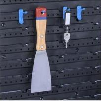 Actual product image Allit Hook set ""StorePlus Flex P 30+40"", yellow made of PP, suitable for wall mounting plate ProfiPlus