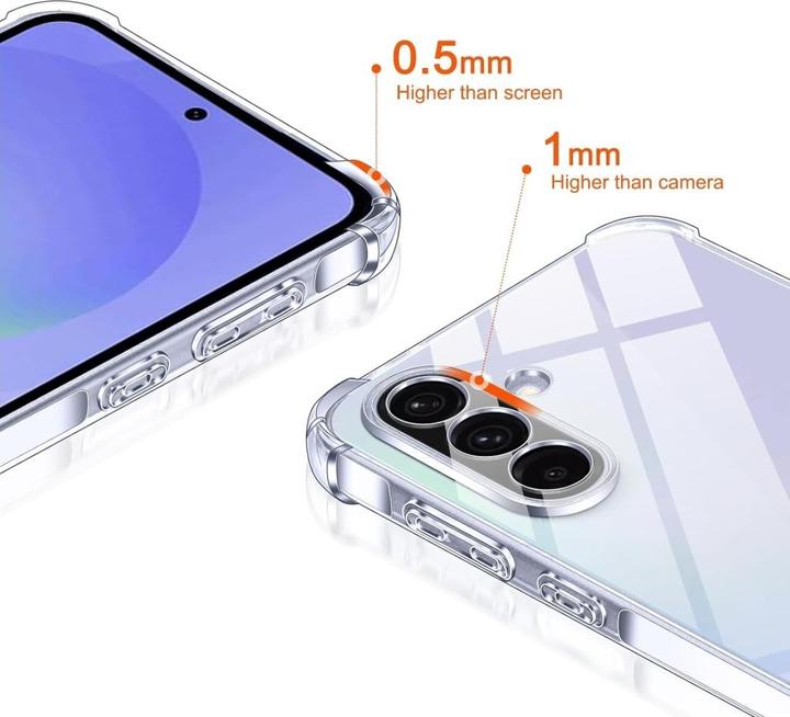 Actual product image Screenguard Crystal Soft Airbag Bumper Hülle (Samsung Galaxy A36)