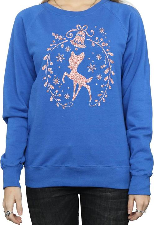 Immagine prodotto Disney Bambi Christmas Wreath Felpa Donna (L)