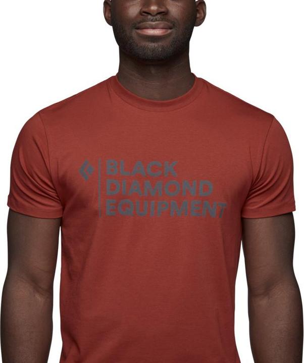 Actual product image Black Diamond M Stacked Logo Tee (XS)