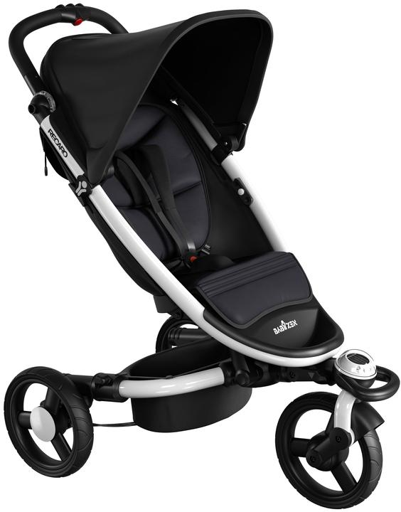 Produktbild RECARO Babyzen White inkl. Sitzeinlage Schwarz/Blau