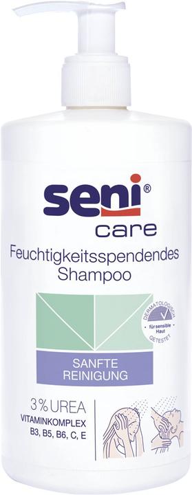 Seni Care Shampoo feuchtigkeitsspendend 3% Urea (500 ml, Flüssiges Shampoo)