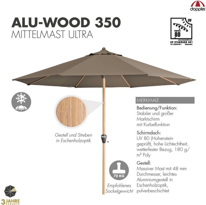 Actual product image Doppler Alu Wood Ultra (3.50 m)