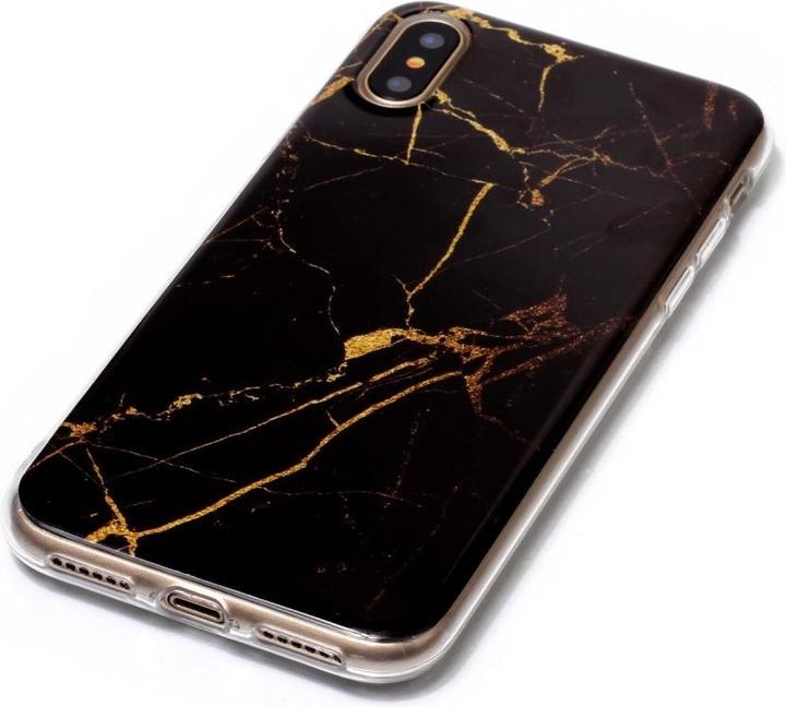Produktbild Cover-Discount Silikon Gummi Case Marble (Apple iPhone XS, Apple iPhone X)