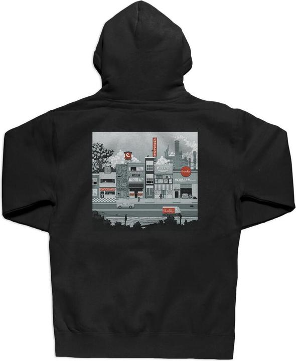 Immagine prodotto Chocolate Felpa con cappuccio Pixel Water Tower (S)