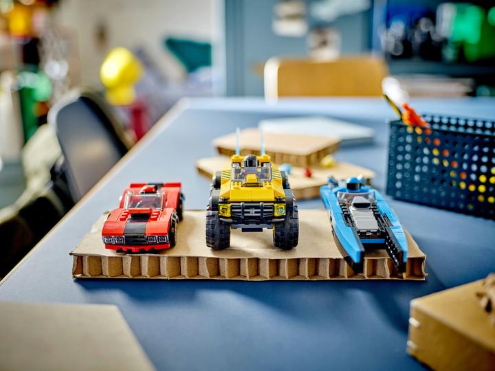 Produktbild LEGO City Rennfahrzeuge Kombiset (60395, LEGO City)