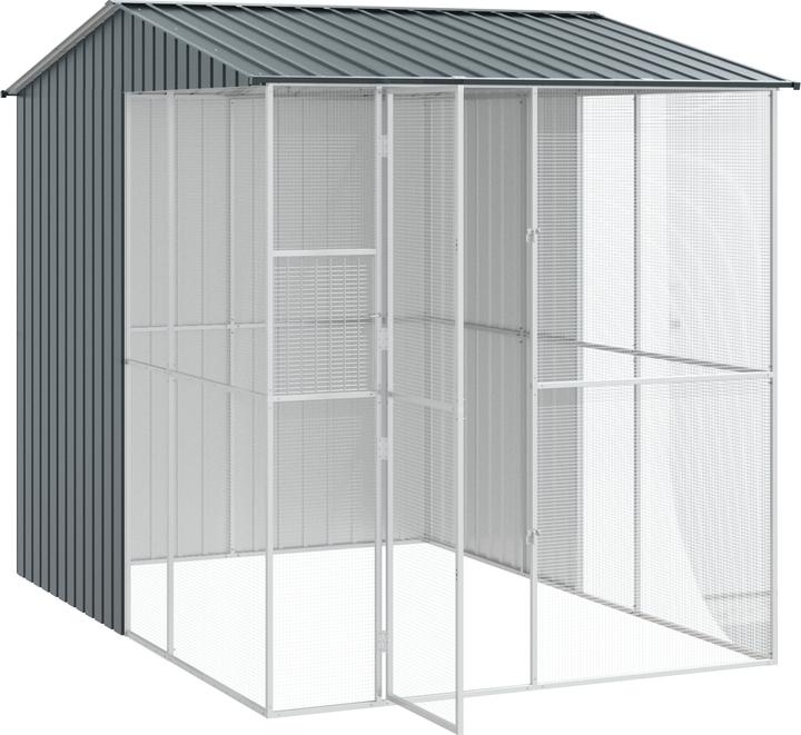 VidaXL Volière Anthracite 215x310x247 cm Acier