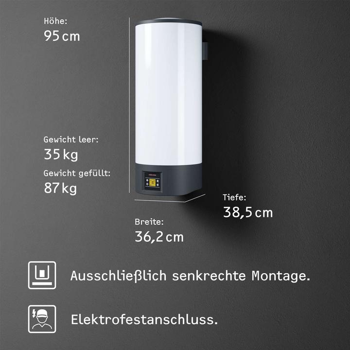 Produktbild Stiebel Eltron EW-V ECO 50 l, Elektro Warmwasserspeicher, LC-Display, Energieklasse B, druckfest