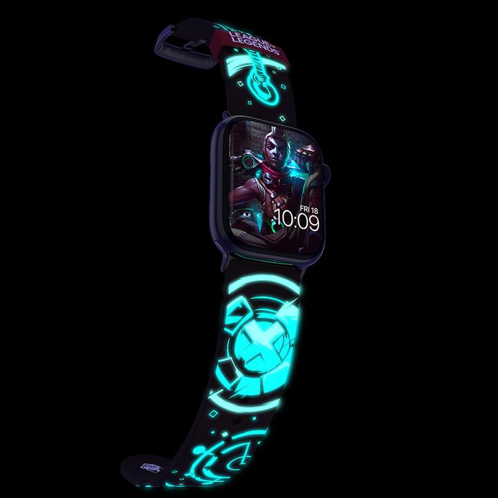 Produktbild Moby Fox League of Legends bracelet pour smartwatch Ekko (22 mm, Edelstahl, Silikon)