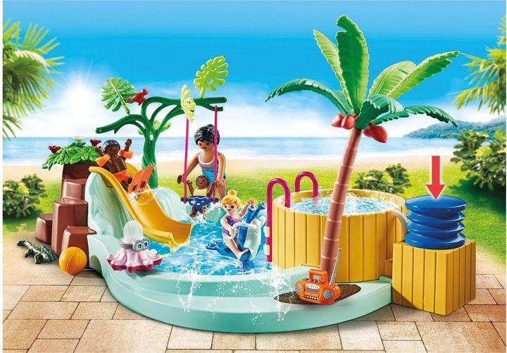 Actual product image Playmobil Children's pool with whirlpool (71529, Playmobil My Life)
