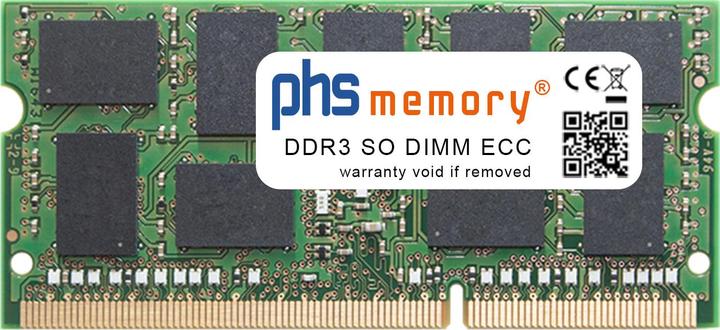 Image du produit PHS-memory 8Go de mémoire RAM pour Supermicro SuperServer 5017P-TLN4F DDR3 SO DIMM ECC 1600MHz PC3L-12800P (Supermicro SuperServer 5017P-TLN4F, 1 x 8GB)
