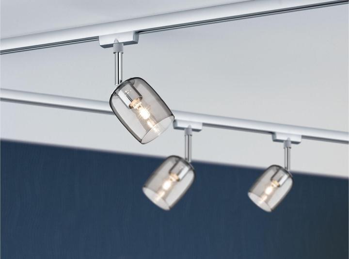 Chromed, Smoked glass