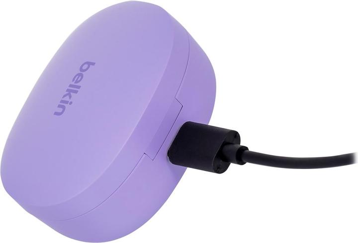 Actual product image Belkin wireless soundform bolt tws light purple (No noise cancelling, 38 h, Wireless)