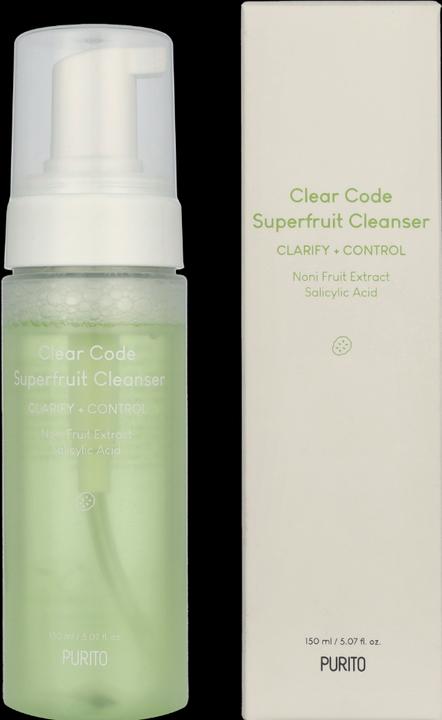 Actual product image Purito Clear Code Superfruit Cleanser (Foam, 150 ml)