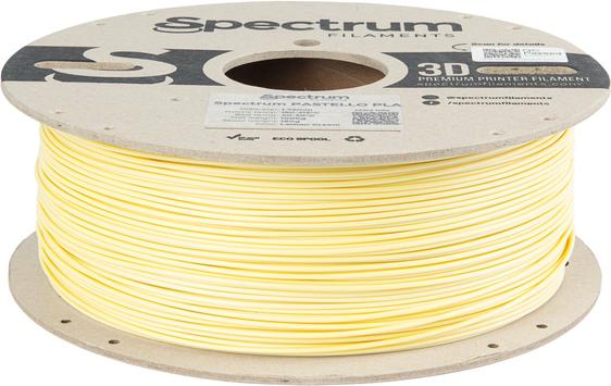 Immagine prodotto Filamento PLA Pastello crema di limone 1.0kg 1.75mm (PLA, 1.75 mm, 1000 g, Giallo)